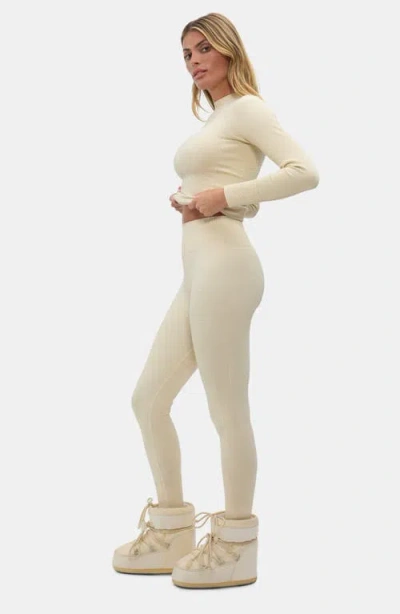 Halfdays Johnson Base Layer Top In White