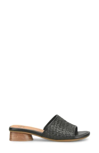 Söfft Sahara Slide Sandal In Black