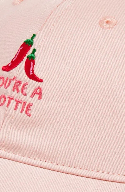 Frasier Sterling You're A Hottie Baseball Cap In Pink