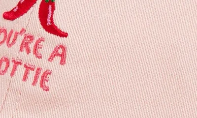 Frasier Sterling You're A Hottie Baseball Cap In Pink