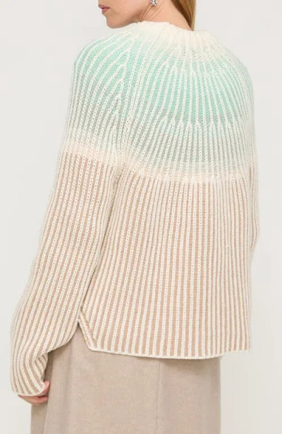 Lafayette 148 New York Rib Fair Isle Cotton, Wool & Cashmere Sweater In Multi