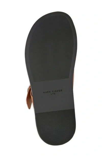 Marc Fisher Ltd Gia Slide Sandal In Brown