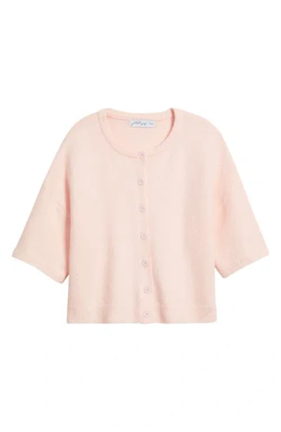 Petal And Pup Petal & Pup Lilith Elbow Sleeve Cardigan In Pink