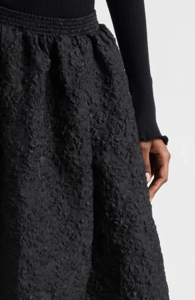 Cecilie Bahnsen Mala Grasmere Matelassé Skirt In Black