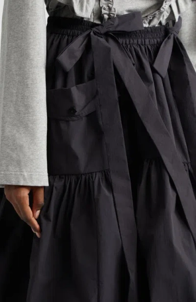 Cecilie Bahnsen Cbcai Ripstop Skirt In Black