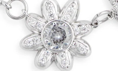 Collina Strada Heart Flame Constellation Necklace In Metallic