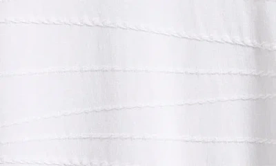 Bugatchi Textured Cotton & Silk Crewneck Sweater In White