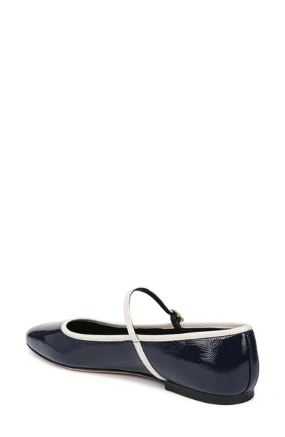 Veronica Beard Ellie Mary Jane Flat In Blue