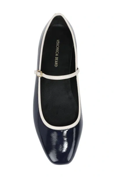 Veronica Beard Ellie Mary Jane Flat In Blue