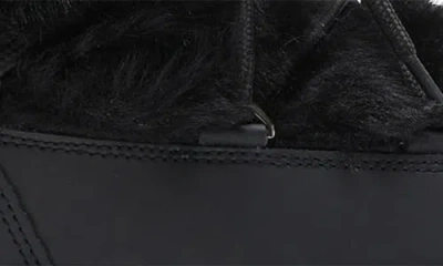 Moon Boot Ltrack Quilted Shell And Faux Leather Snow Boots In Black