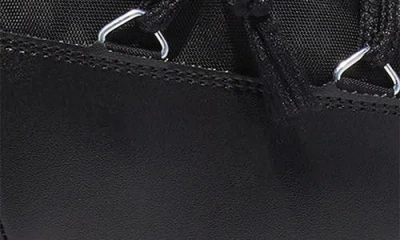 Moon Boot Black Icon Low Nylon Boots In Multi