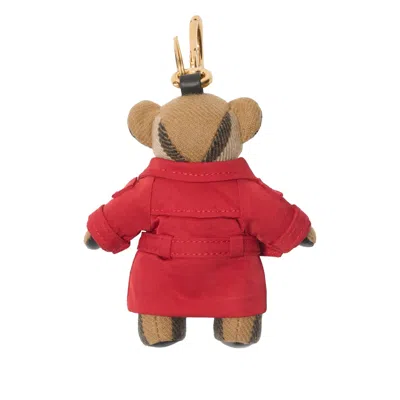 Burberry Charm Keychain Bear Thomas In Red