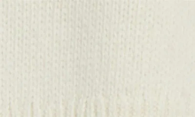 Burberry Skylar Short Sleeve Wool & Cashmere Sweater In White