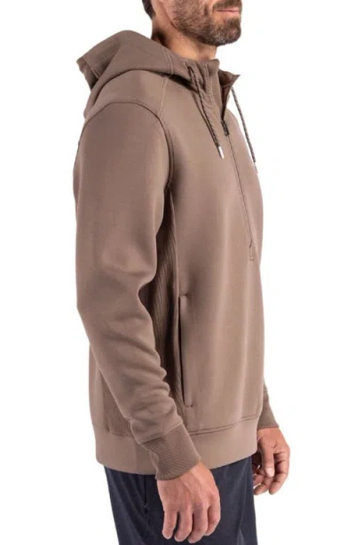 Cutter & Buck Roam Pullover Hoodie In Brown
