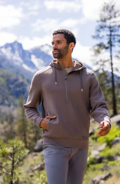 Cutter & Buck Roam Pullover Hoodie In Brown