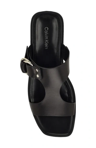 Calvin Klein Meritt Slide Sandal In Black