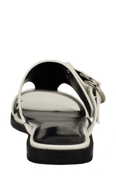 Calvin Klein Meritt Slide Sandal In White