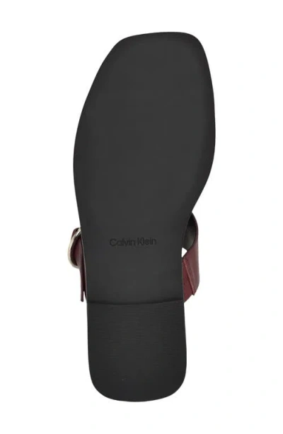 Calvin Klein Meritt Slide Sandal In Purple