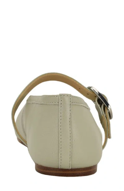 Nine West Vancee Mary Jane Flat In Green