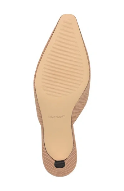 Nine West Camenla Mule In Neutral