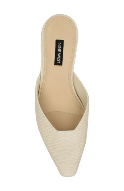 Nine West Camenla Mule In Neutral