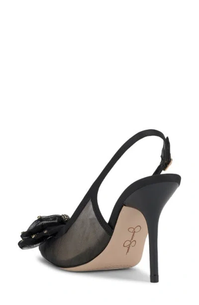 Jessica Simpson Lavilra Slingback Pointed Toe Pump In Black