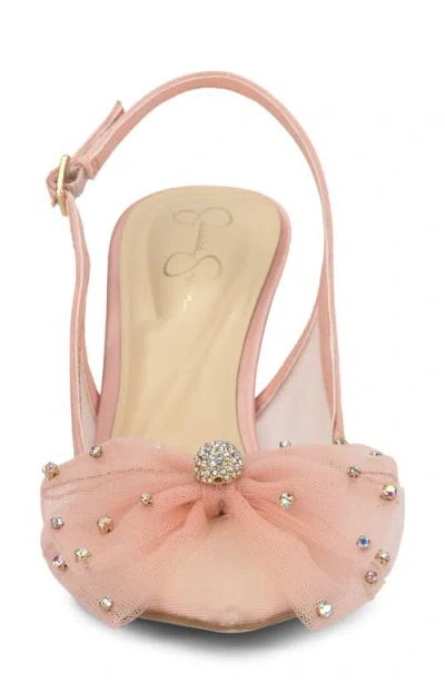 Jessica Simpson Lavilra Slingback Pointed Toe Pump In Multi