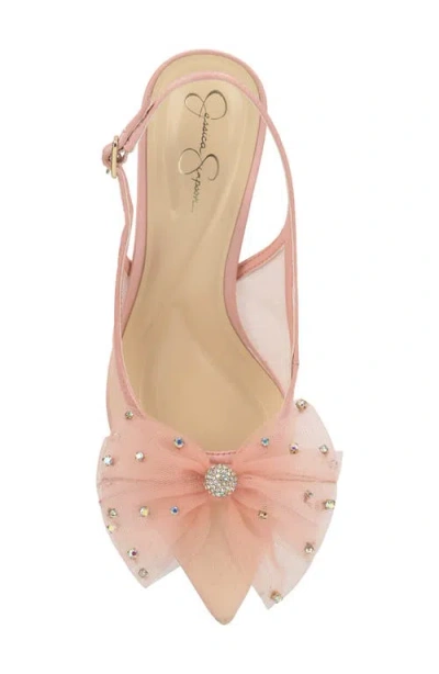 Jessica Simpson Lavilra Slingback Pointed Toe Pump In Multi