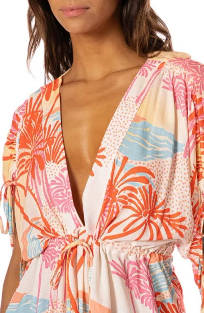 Maaji Cali Sea Mousse Cover-up Minidress In Multi