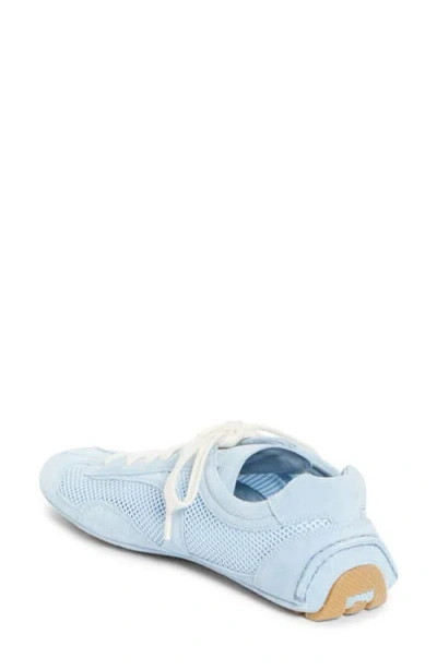 Prada Mixed Media Low Top Sneaker In Multi