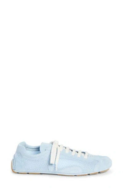 Prada Mixed Media Low Top Sneaker In Multi