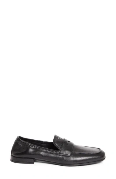 Prada Soft Penny Loafer In Black