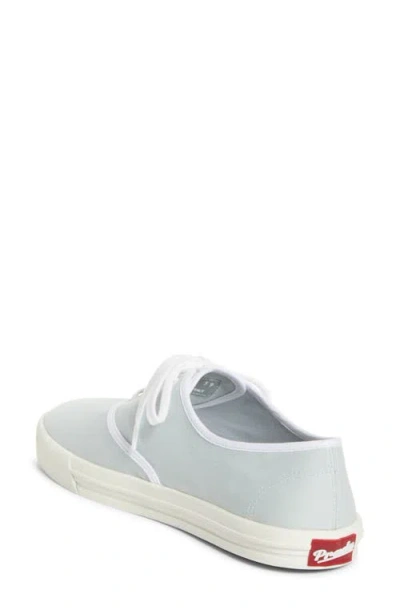 Prada Canvas Low Top Sneaker In Blue