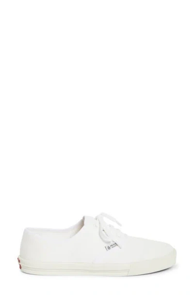 Prada Canvas Low Top Sneaker In White