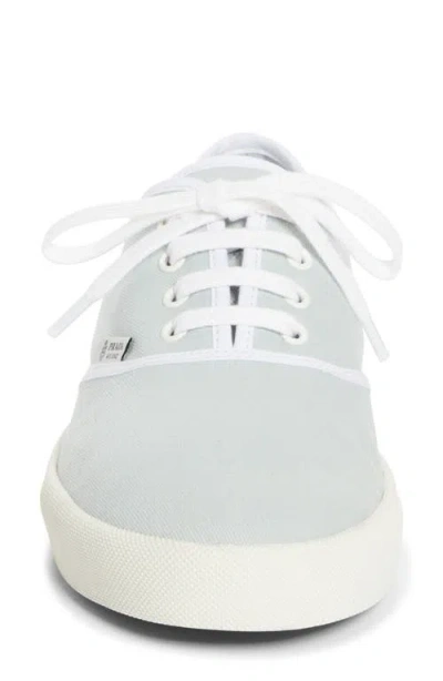Prada Canvas Low Top Sneaker In Blue