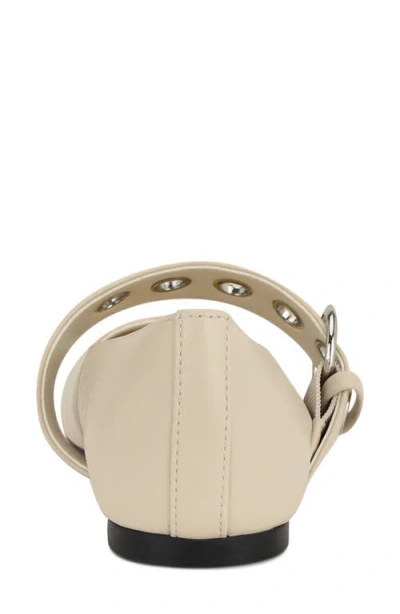 Nine West Kebba Mary Jane Flat In Neutral