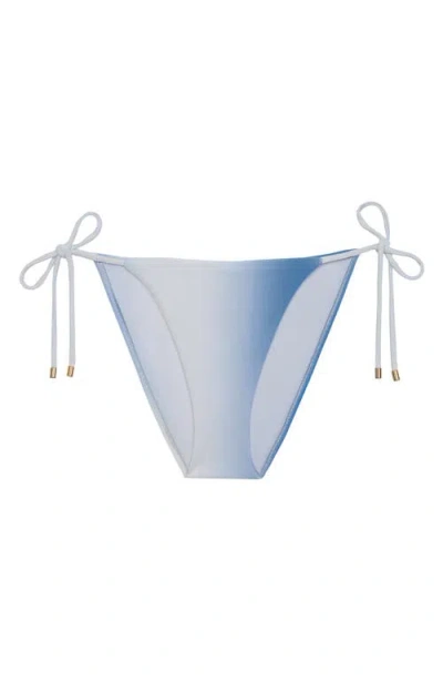 Vix Paula Hermanny Blue Moon Side Tie Bikini Bottoms In Blue