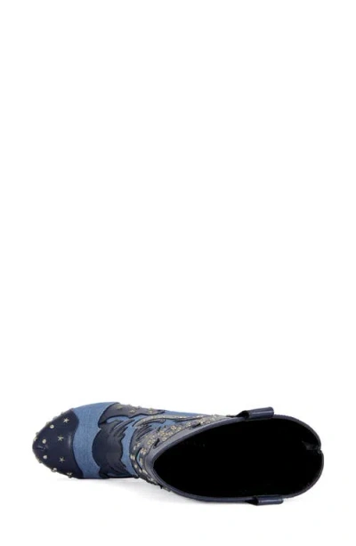 Azalea Wang Callia Platform Western Boot In Multi