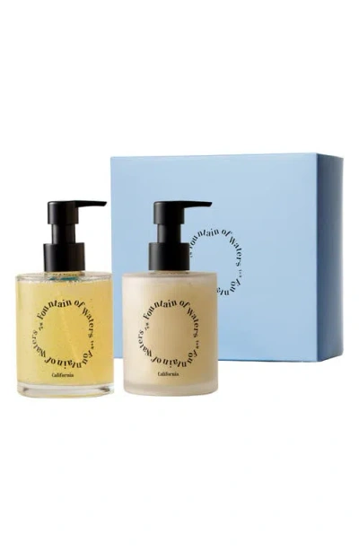 Fountain Of Waters Tomato Garden Hand & Body Care 2-piece Gift Set In Blue