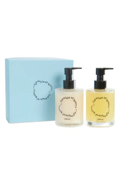 Fountain Of Waters Tomato Garden Hand & Body Care 2-piece Gift Set In Blue