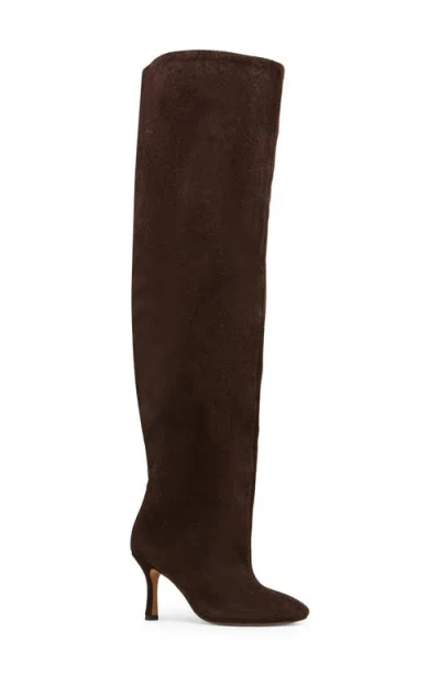 Steve Madden Allison Over The Knee Boot In Brown