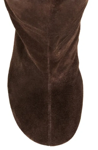 Steve Madden Allison Over The Knee Boot In Brown