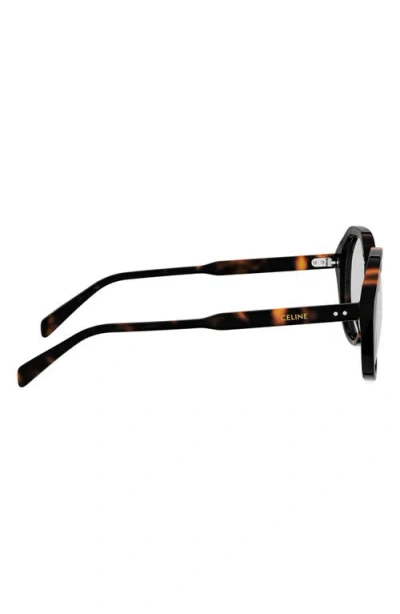 Celine 54mm Geometric Eyeglasses In Black