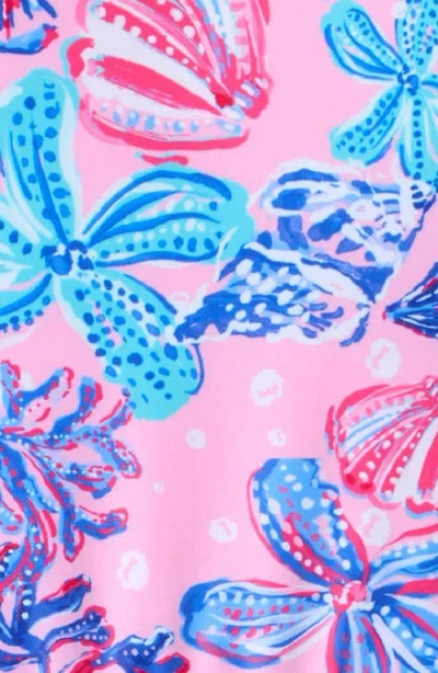 Seafolly Coral Sea Ruffle Long Sleeve One-piece Swimsuit In Multi