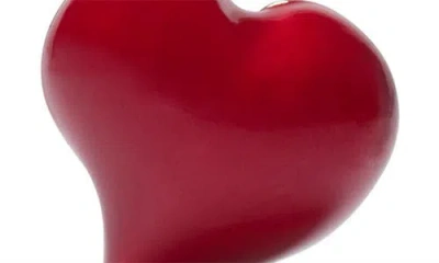 Kate Spade New York Puffy Heart Stud Earrings In Red