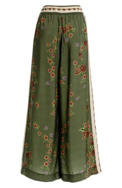 Agua Bendita Janis Drawstring Wide-leg Pants In Multi