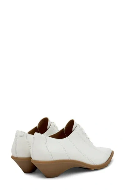 Camper Anita Pointed Toe Lace-up Sneaker In White