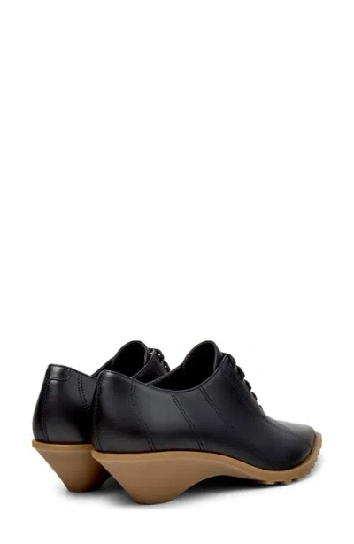 Camper Anita Pointed Toe Lace-up Sneaker In Black