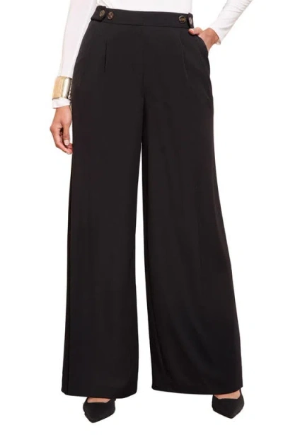 Friends Like These High Waist Wide Leg Pants In Black