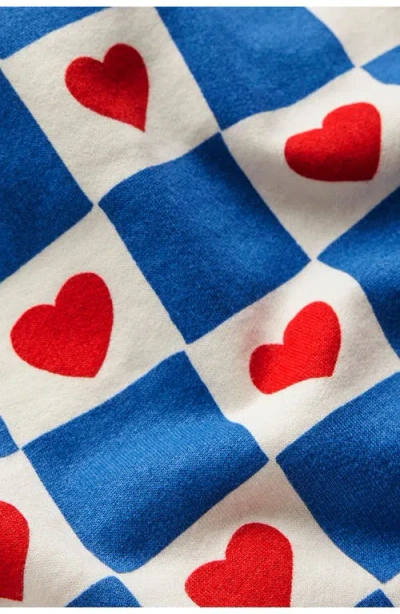 Mini Boden Kids' Cotton Sweatshirt Dress In Blue